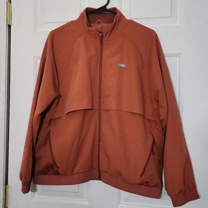 Figs Women's Sydney Scrub Jacket in Terracotta - Large